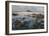 Rocky Shoreline and St. Michaels Mount, Early Morning, Cornwall, England, United Kingdom, Europe-Mark Doherty-Framed Photographic Print