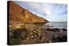 Rocky Shoreline Below Carr Naze-Mark Sunderland-Stretched Canvas