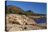 Rocky Shoreline of Acadia , Maine-George Oze-Stretched Canvas