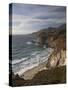 Rocky Shoreline South of Carmel, California, United States of America, North America-Donald Nausbaum-Stretched Canvas