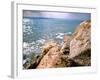 Rocky Shoreline with Salt Crystals, Dead Sea, Jordan-Cindy Miller Hopkins-Framed Photographic Print