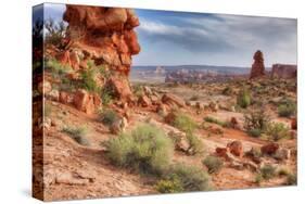 Rocky Southwest Landscape, Moab-Vincent James-Stretched Canvas