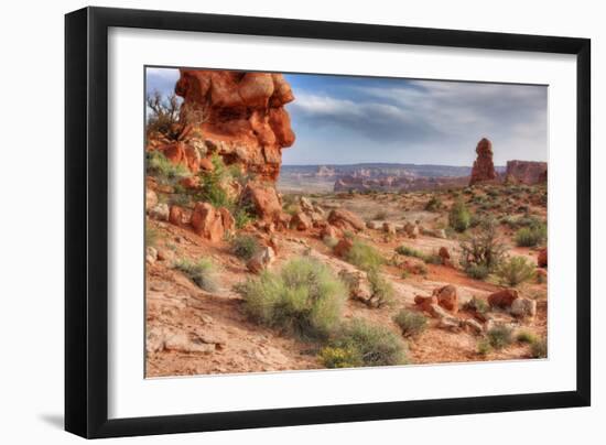 Rocky Southwest Landscape, Moab-Vincent James-Framed Photographic Print