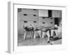 Rocky Stensrud, Jr., Using Children's Chairs in a Home to Make a Train Upon Which He Can Sleep-Joe Scherschel-Framed Photographic Print