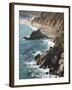 Rocky Stretch of Coastline in Big Sur, California, United States of America, North America-Donald Nausbaum-Framed Photographic Print