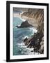 Rocky Stretch of Coastline in Big Sur, California, United States of America, North America-Donald Nausbaum-Framed Photographic Print