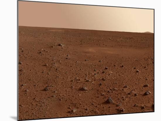 Rocky Surface of Mars-Stocktrek Images-Mounted Photographic Print