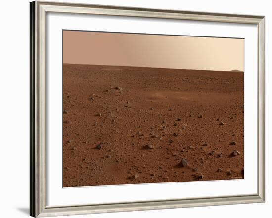 Rocky Surface of Mars-Stocktrek Images-Framed Photographic Print