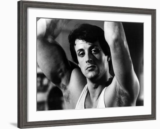 Rocky, Sylvester Stallone, 1976-null-Framed Photo