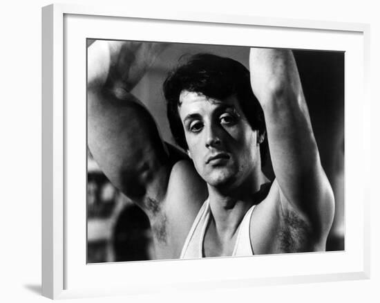 Rocky, Sylvester Stallone, 1976-null-Framed Photo