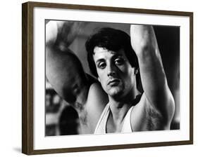 Rocky, Sylvester Stallone, 1976-null-Framed Photo