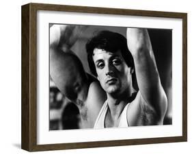 Rocky, Sylvester Stallone, 1976-null-Framed Photo