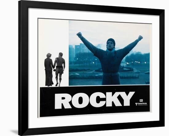 Rocky, Sylvester Stallone, 1976-null-Framed Art Print