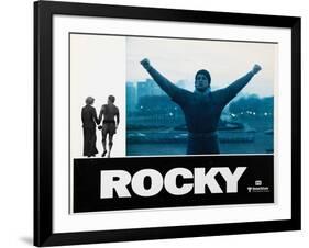 Rocky, Sylvester Stallone, 1976-null-Framed Art Print