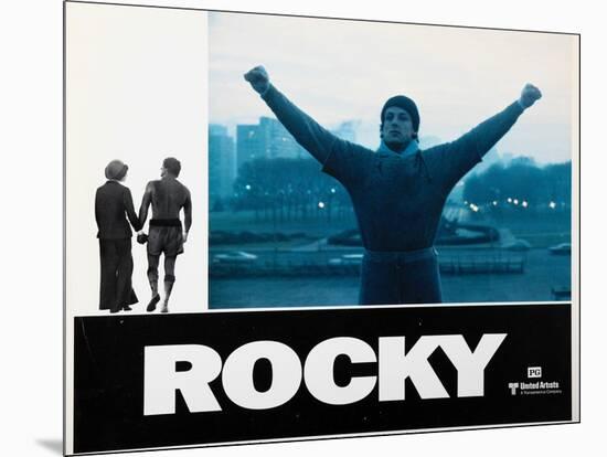 Rocky, Sylvester Stallone, 1976-null-Mounted Art Print