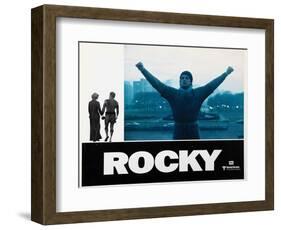 Rocky, Sylvester Stallone, 1976-null-Framed Art Print