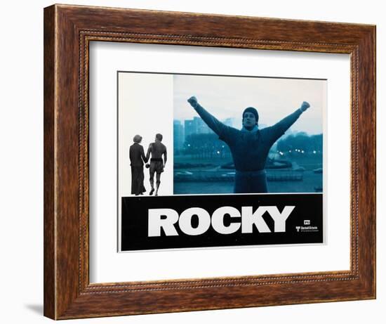 Rocky, Sylvester Stallone, 1976-null-Framed Art Print