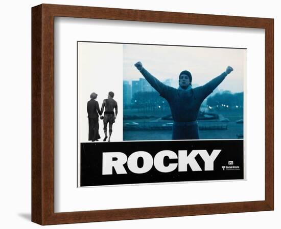 Rocky, Sylvester Stallone, 1976-null-Framed Art Print