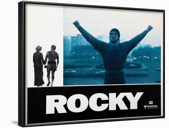 Rocky, Sylvester Stallone, 1976-null-Framed Art Print