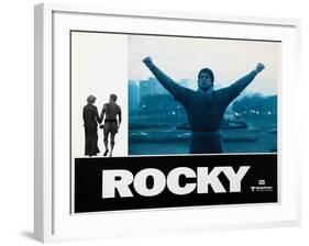 Rocky, Sylvester Stallone, 1976-null-Framed Art Print