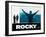 Rocky, Sylvester Stallone, 1976-null-Framed Art Print