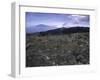 Rocky Terrain with Mountain in the Distance, Kilimanjaro-Michael Brown-Framed Photographic Print