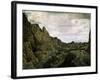 Rocky Valley with a Road, 17th Century-Hercules Seghers-Framed Giclee Print