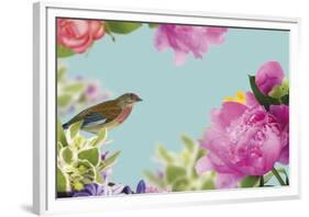 Rococo Birds I-Maria Mendez-Framed Giclee Print