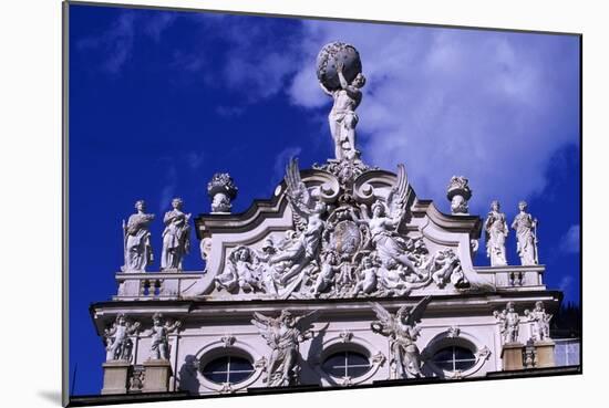 Rococo Facade of Linderhof Castle, Near Oberammergau, Bavaria, Detail, Germany-null-Mounted Giclee Print