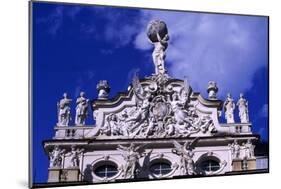 Rococo Facade of Linderhof Castle, Near Oberammergau, Bavaria, Detail, Germany-null-Mounted Giclee Print