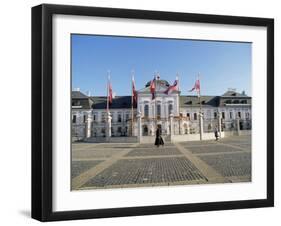 Rococo Grassalkovich Palace Dating from 1760s, Bratislava, Slovakia-Richard Nebesky-Framed Photographic Print