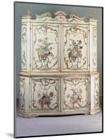 Rococo Style, Lacquered and Painted Genoese Two Tier Piece of Furniture, Ca 1750, Italy-null-Mounted Giclee Print