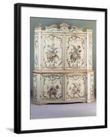 Rococo Style, Lacquered and Painted Genoese Two Tier Piece of Furniture, Ca 1750, Italy-null-Framed Giclee Print