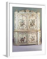 Rococo Style, Lacquered and Painted Genoese Two Tier Piece of Furniture, Ca 1750, Italy-null-Framed Giclee Print