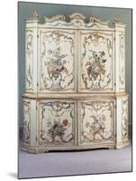 Rococo Style, Lacquered and Painted Genoese Two Tier Piece of Furniture, Ca 1750, Italy-null-Mounted Giclee Print