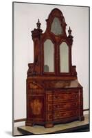 Rococo Style Venetian Trumeau Cabinet Inlaid with Mirrored Doors, Italy-null-Mounted Giclee Print