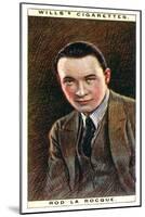 Rod La Rocque (1896-196), American Actor, 1928-WD & HO Wills-Mounted Giclee Print