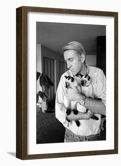 Rod Mckuen- American Poet and Visionary in the Revitalization of Popular Poetry, 1967-Ralph Crane-Framed Photographic Print