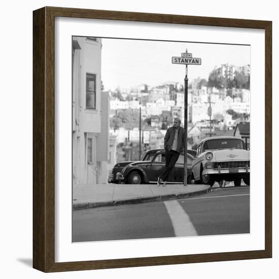 Rod Mckuen- American Poet and Visionary in the Revitalization of Popular Poetry, 1967-Ralph Crane-Framed Photographic Print