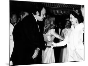 Rod Steiger Actor at the Royal Premiere For the Film Waterloo Meets the Queen, October 1970-null-Mounted Photographic Print