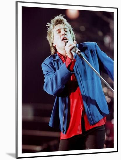 Rod Stewart Concert Keil Germany December 1998 Singer-null-Mounted Photographic Print