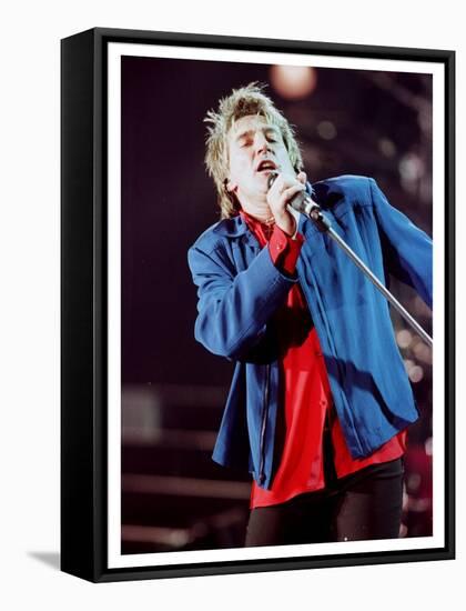 Rod Stewart Concert Keil Germany December 1998 Singer-null-Framed Stretched Canvas