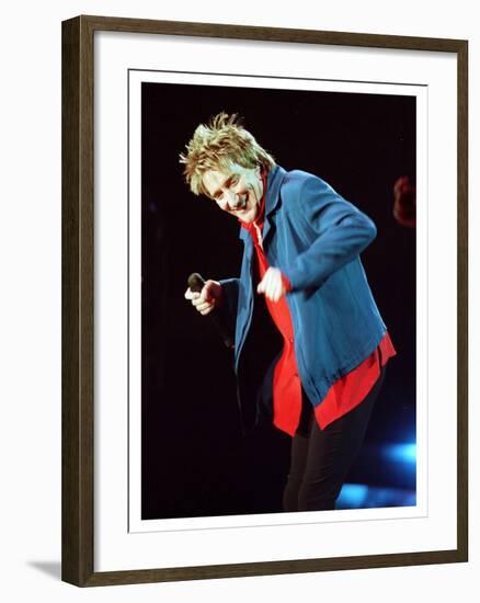 Rod Stewart Concert Keil Germany December 1998 Singer-null-Framed Photographic Print