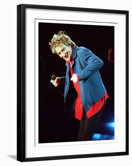 Rod Stewart Concert Keil Germany December 1998 Singer-null-Framed Photographic Print