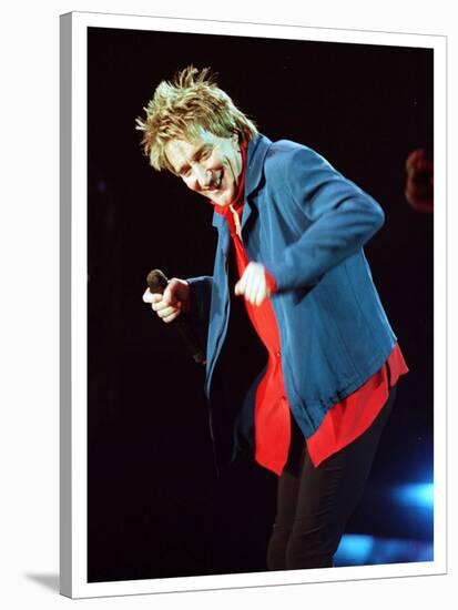 Rod Stewart Concert Keil Germany December 1998 Singer-null-Stretched Canvas