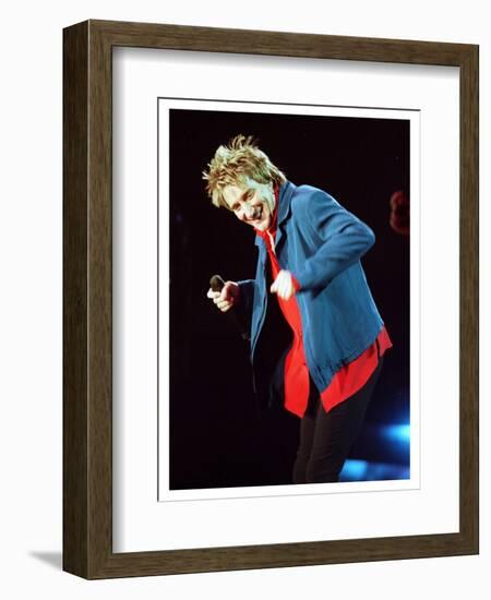 Rod Stewart Concert Keil Germany December 1998 Singer-null-Framed Premium Photographic Print