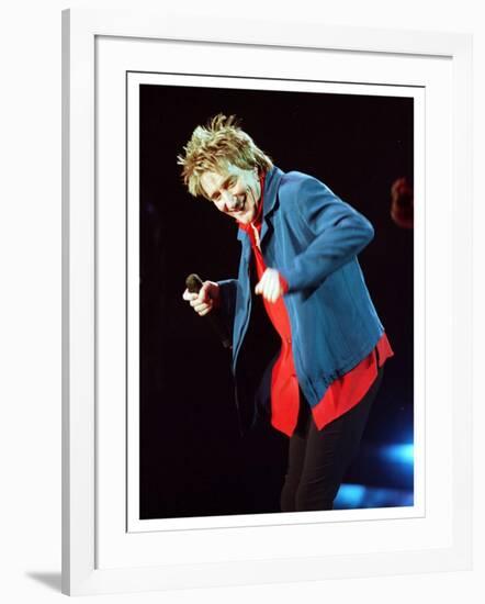 Rod Stewart Concert Keil Germany December 1998 Singer-null-Framed Photographic Print