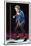 Rod Stewart in Concert in Keil Germany December 1998 on Stage Microphone Dancing-null-Mounted Photographic Print