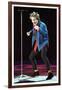 Rod Stewart in Concert in Keil Germany December 1998 on Stage Microphone Dancing-null-Framed Photographic Print