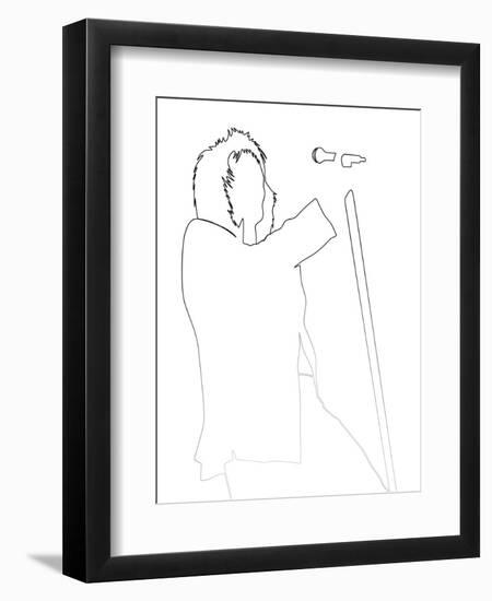 Rod Stewart-Logan Huxley-Framed Art Print